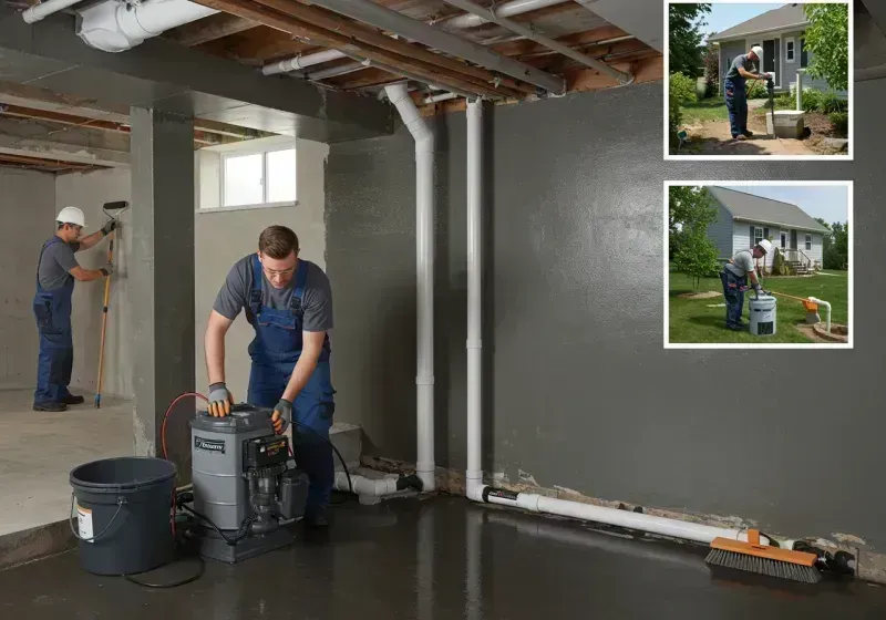 Basement Waterproofing and Flood Prevention process in Stanton, MI